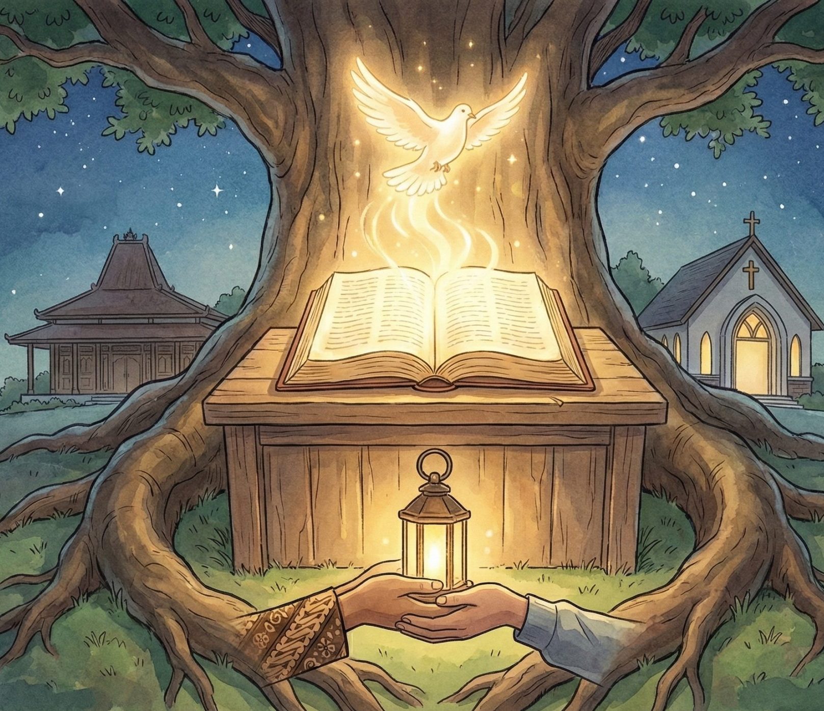 Suasana pendampingan mahasiswa Campus Ministry UAJY – iman dan akal budi